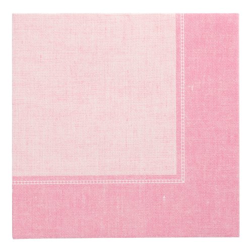 8 x 20 Servietten "ROYAL Collection" 1/4-Falz 40 cm x 40 cm rosa "Linum"