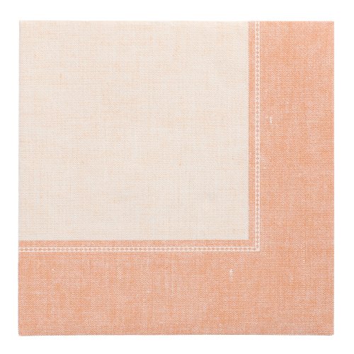 8 x 20 Servietten "ROYAL Collection" 1/4-Falz 40 cm x 40 cm terracotta "Linum"
