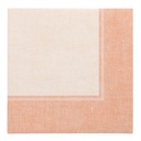 8 x 20 Servietten "ROYAL Collection" 1/4-Falz 40 cm x 40 cm terracotta "Linum"