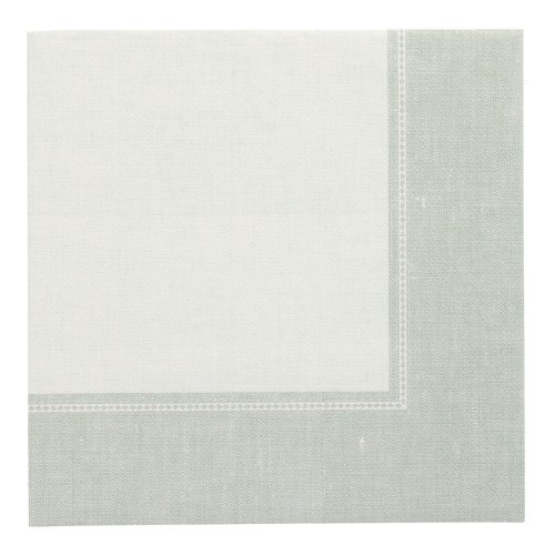 8 x 20 Servietten "ROYAL Collection" 1/4-Falz 40 cm x 40 cm jadegrün "Linum"