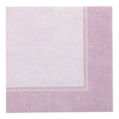[37203] 8 x 20 Servietten "ROYAL Collection" 1/4-Falz 40 cm x 40 cm flieder "Linum"