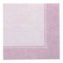 8 x 20 Servietten "ROYAL Collection" 1/4-Falz 40 cm x 40 cm flieder "Linum"