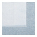 8 x 20 Servietten "ROYAL Collection" 1/4-Falz 40 cm x 40 cm arktikblau "Linum"