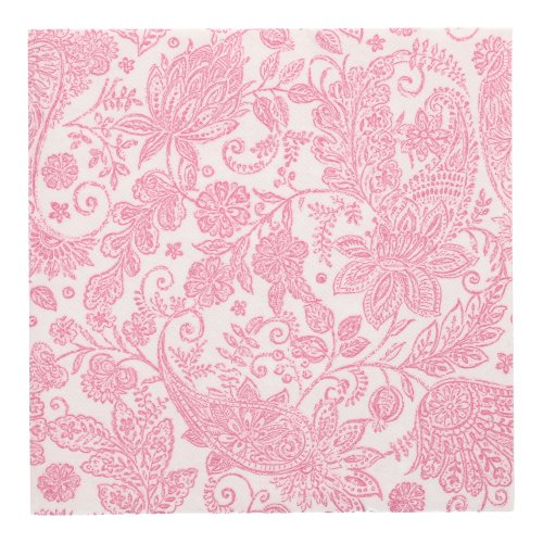 8 x 20 Servietten "ROYAL Collection" 1/4-Falz 40 cm x 40 cm fuchsia "Paisley"