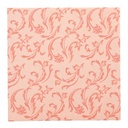 8 x 20 Servietten "ROYAL Collection" 1/4-Falz 40 cm x 40 cm nektarine "Damascato"