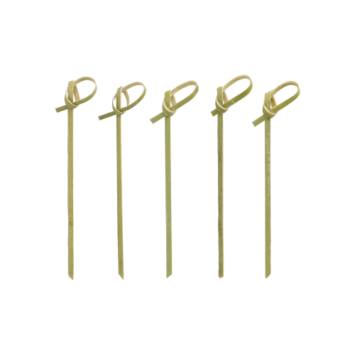 10 x 250 Fingerfood - Picker "pure" 9 cm "Knoten"