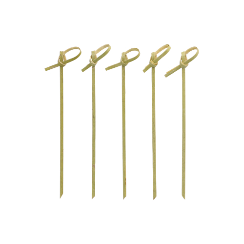 10 x 250 Fingerfood - Picker "pure" 12 cm "Knoten"