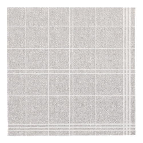 8 x 20 Servietten "ROYAL Collection" 1/4-Falz 40 cm x 40 cm grau "Kitchen Craft"