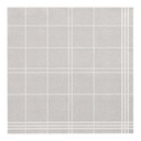 8 x 20 Servietten "ROYAL Collection" 1/4-Falz 40 cm x 40 cm grau "Kitchen Craft"