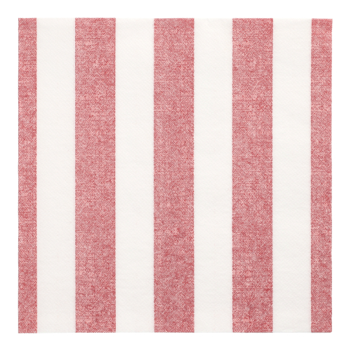 8 x 20 Servietten "ROYAL Collection" 1/4-Falz 40 cm x 40 cm bordeaux "Lines"