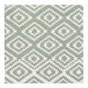 8 x 20 Servietten "ROYAL Collection" 1/4-Falz 40 cm x 40 cm dunkelgrün "Ethnic Look"