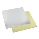 2 x 25 Tortenplatten eckig 0,3 cm x 28 cm x 28 cm gold/silber
