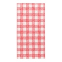 5 x 50 Servietten "ROYAL Collection" 1/8-Falz 40 cm x 40 cm rot "Vichy Karo"