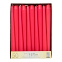 2 x 50 Leuchterkerzen Ø 2,2 cm · 25 cm fuchsia