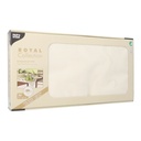 5 x 20 Mitteldecken, Tissue "ROYAL Collection" 80 cm x 80 cm champagner