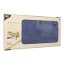 5 x 20 Mitteldecken, Tissue "ROYAL Collection" 80 cm x 80 cm dunkelblau