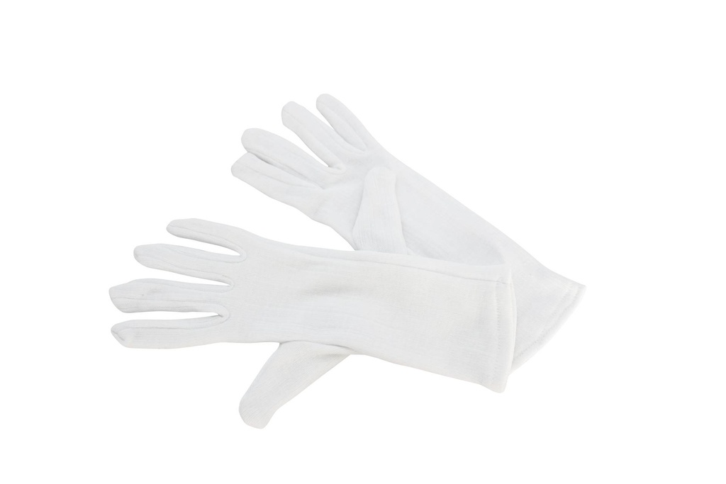 Baumwoll-Fingerhandschuh, 240 mm, weiß