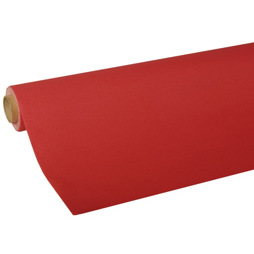 10 x Tischdecke, Tissue "ROYAL Collection" 5 m x 1,18 m rot