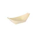 10 x 50 Fingerfood - Schalen, Holz "pure" 11 cm x 6,5 cm "Schiffchen"
