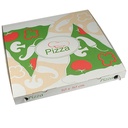 50 Pizzakartons, Cellulose "pure" eckig 50 cm x 50 cm x 5 cm