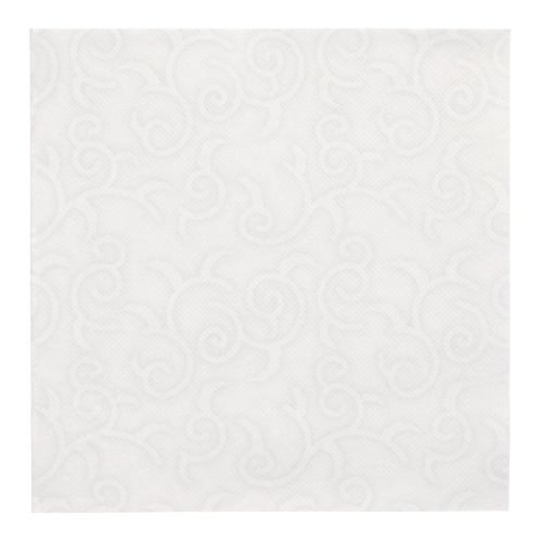 [84876] 5 x 50 Servietten "ROYAL Collection" 1/4-Falz 40 cm x 40 cm weiss "Casali"
