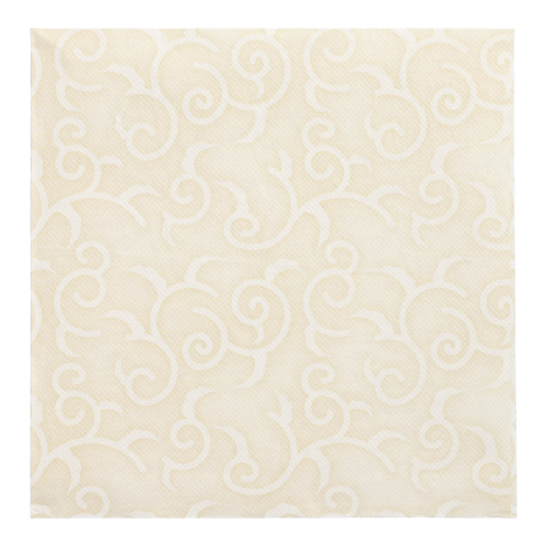 [84877] 5 x 50 Servietten "ROYAL Collection" 1/4-Falz 40 cm x 40 cm champagner "Casali"