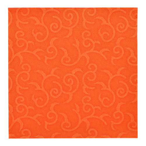 5 x 50 Servietten "ROYAL Collection" 1/4-Falz 40 cm x 40 cm nektarine "Casali"