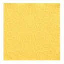 5 x 50 Servietten "ROYAL Collection" 1/4-Falz 40 cm x 40 cm gelb "Casali"
