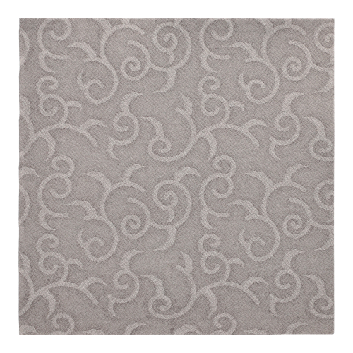5 x 50 Servietten "ROYAL Collection" 1/4-Falz 40 cm x 40 cm grau "Casali"