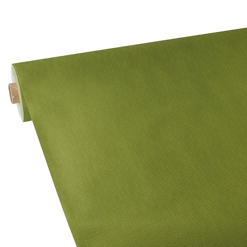 2 x Tischdecke, stoffähnlich, Vlies "soft selection plus" 25 m x 1,18 m olivgrün