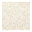 5 x 50 Servietten "ROYAL Collection" 1/4-Falz 40 cm x 40 cm champagner "Damascato"