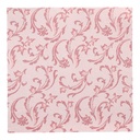 5 x 50 Servietten "ROYAL Collection" 1/4-Falz 40 cm x 40 cm bordeaux "Damascato"