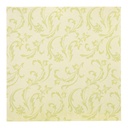 5 x 50 Servietten "ROYAL Collection" 1/4-Falz 40 cm x 40 cm limonengrün "Damascato"