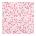 5 x 50 Servietten "ROYAL Collection" 1/4-Falz 40 cm x 40 cm fuchsia "Damascato"