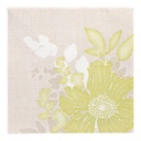 5 x 50 Servietten "ROYAL Collection" 1/4-Falz 40 cm x 40 cm grün "Annabel"