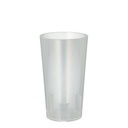 20 x 10 Mehrweg-Trinkbecher 0,2 l Ø 6,5 cm · 11,4 cm transluzent unzerbrechlich