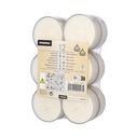 12 x 12 Maxi Lichte Ø 57 mm · 21 mm weiss · Brenndauer ca. 8 h, in Polycarbonathülle