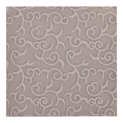 8 x 20 Servietten "ROYAL Collection" 1/4-Falz 40 cm x 40 cm grau "Casali"