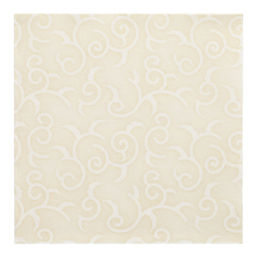 8 x 20 Servietten "ROYAL Collection" 1/4-Falz 40 cm x 40 cm champagner "Casali"