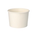 10 x 50 Suppenbecher, Pappe "To Go" rund 350 ml Ø 9,9 cm · 7 cm weiss