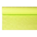 12 x Papiertischtuch mit Damastprägung 6 m x 1,2 m limonengrün