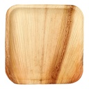 4 x 25 Teller, Palmblatt "pure" eckig 25,5 cm x 25,5 cm x 1,5 cm