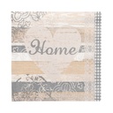 10 x 20 Servietten, 3-lagig 1/4-Falz 33 cm x 33 cm "Home"