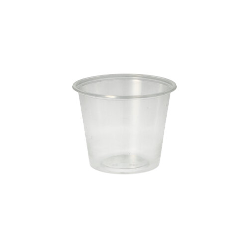 [85709] 20 x 50 Dressingbecher, PP rund 125 ml Ø 7,1 cm · 5,7 cm transparent