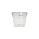 20 x 50 Dressingbecher, PP rund 125 ml Ø 7,1 cm · 5,7 cm transparent
