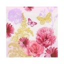 10 x 20 Servietten, 3-lagig 1/4-Falz 33 cm x 33 cm "Charlene"