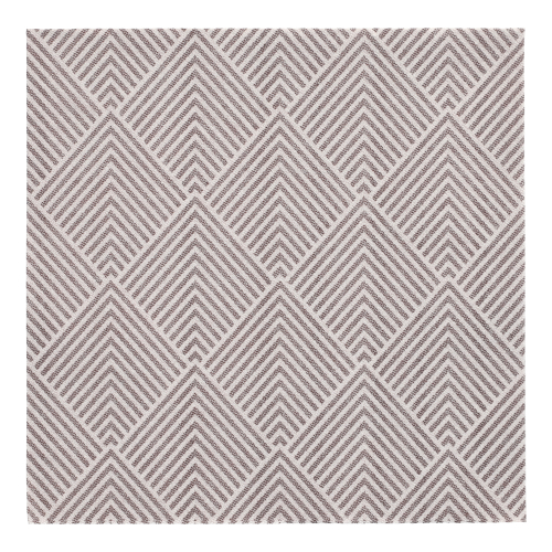 [86498] 5 x 50 Servietten "ROYAL Collection" 1/4-Falz 40 cm x 40 cm braun "Elegance"