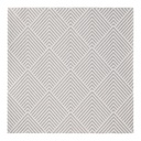 5 x 50 Servietten "ROYAL Collection" 1/4-Falz 40 cm x 40 cm grau "Elegance"