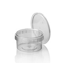 7 x 40 Feinkostbecher, PP 480 ml Ø 11,8 cm · 7 cm transparent mit Originalitätsverschluss