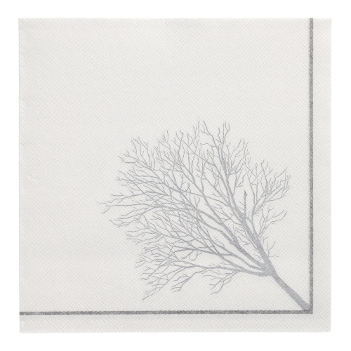 5 x 50 Servietten "ROYAL Collection" 1/4-Falz 40 cm x 40 cm "Grief"